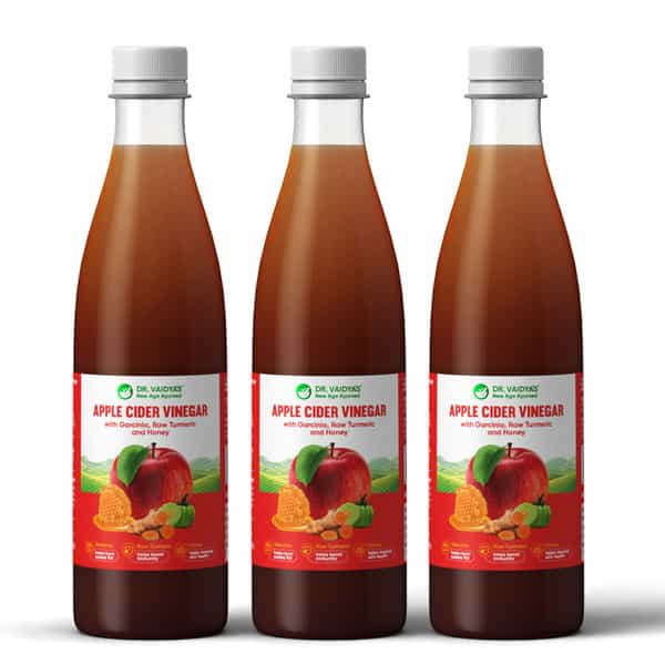 Dr. Vaidya's Apple Cider Vinegar 450 Ml Pack Of 3