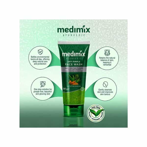Medimix Ayurvedic Anti Pimple Face Wash - 50Ml