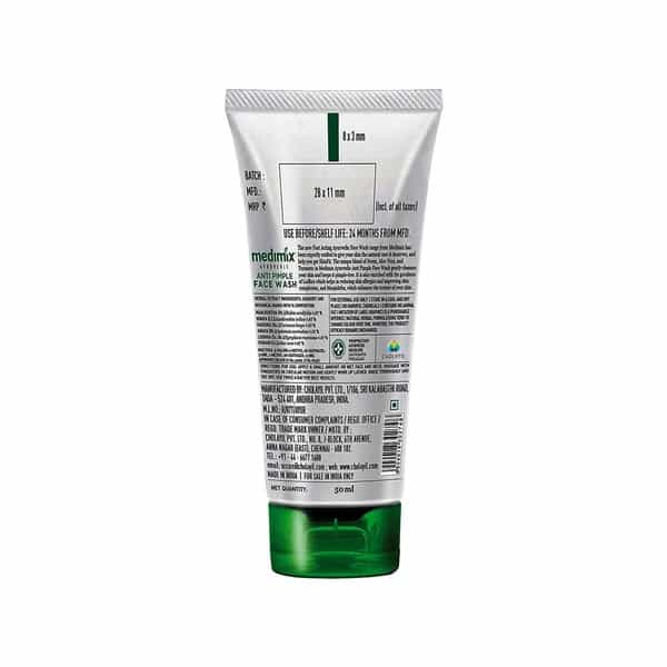 Medimix Ayurvedic Anti Pimple Face Wash - 50Ml