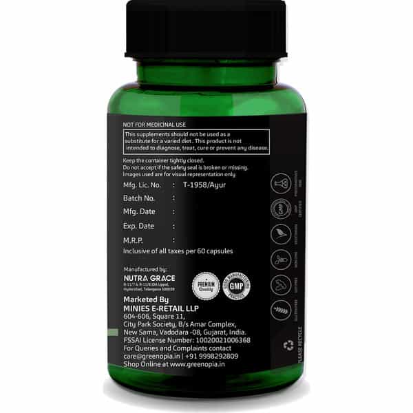 Greenopia Neemint Enteric Coated 60 Liquid Filled Vegetarian Capsules