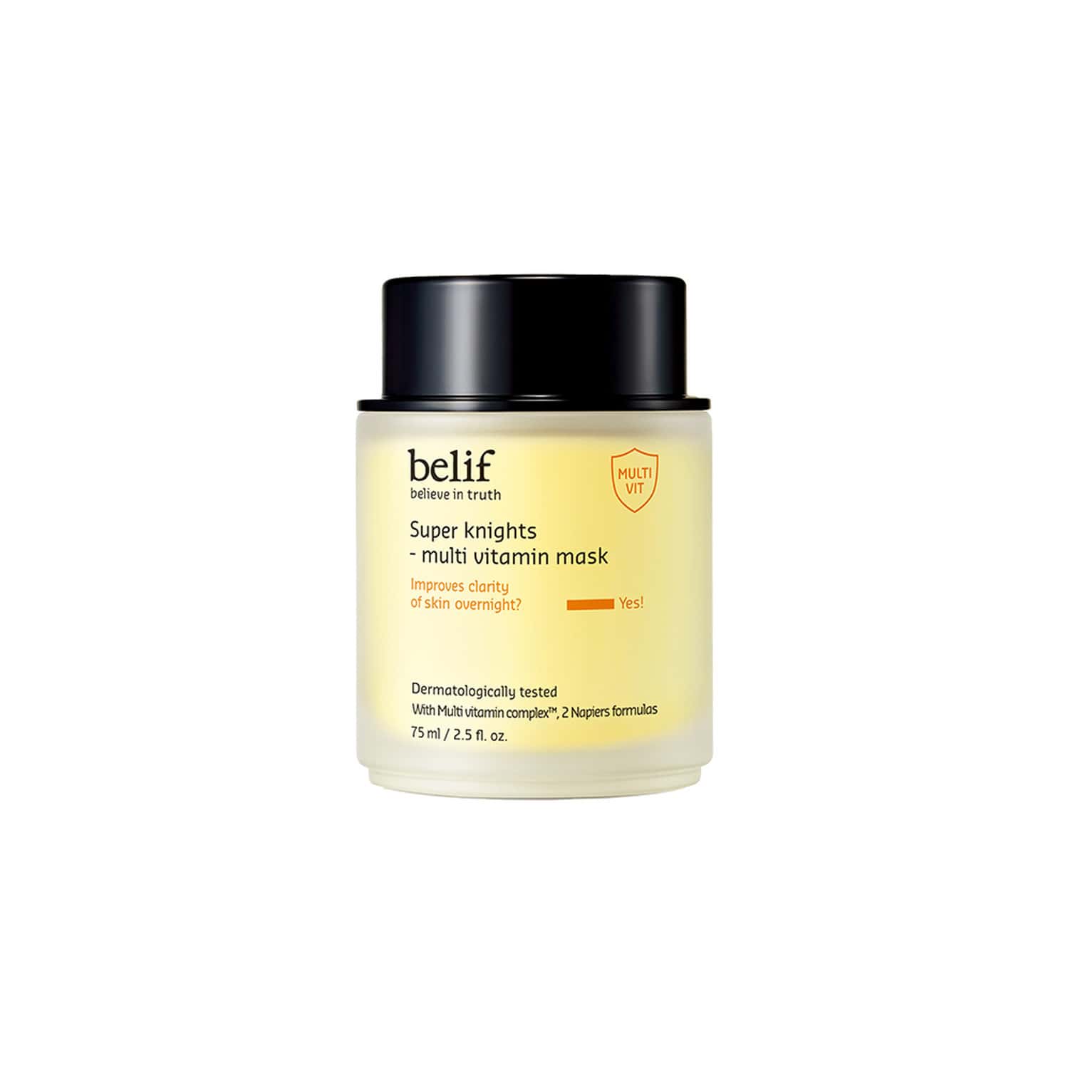 Belif Super Knights Korean Multi Vitamin Sleeping Mask Hydrating Night Cream With Niacinamide 75ml