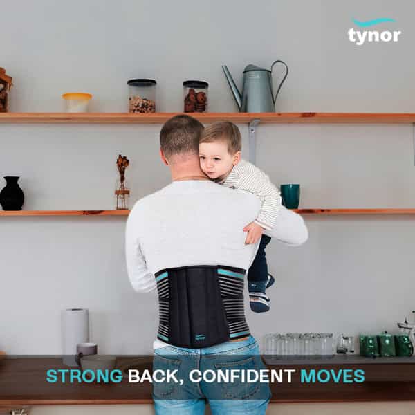 Tynor Lumbo Sacral Belt Black Large 1 Unit