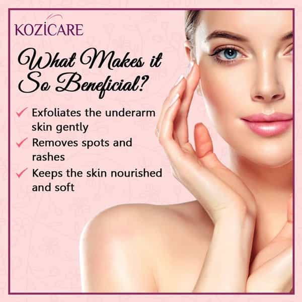 Kozicare Under Arm Cream For Remove Black Spots & Warts - 50Gm