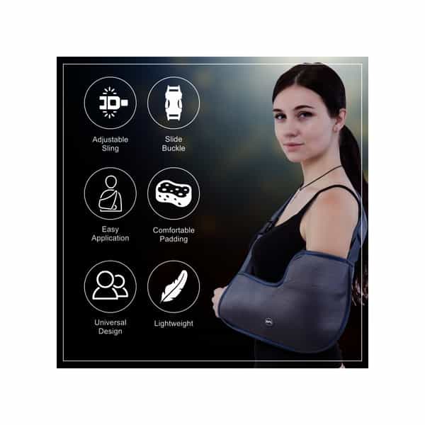Bpl Orthocare Arm Sling Grey - M - 1Pc