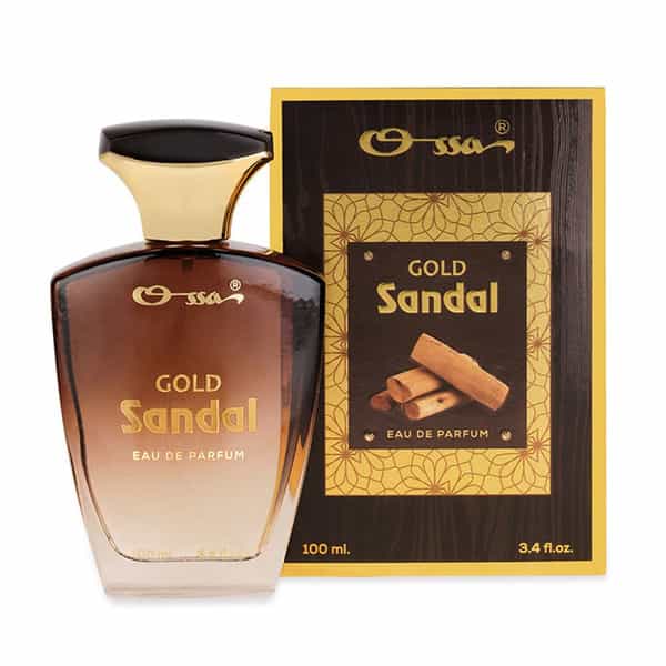 Ossa Gold Sandal Eau De Parfum | Woody Notes | For Men And Women | 100 Ml
