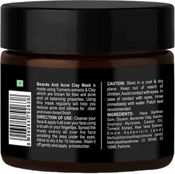 Beardo Acne Control Clay Mask - 50 Gm