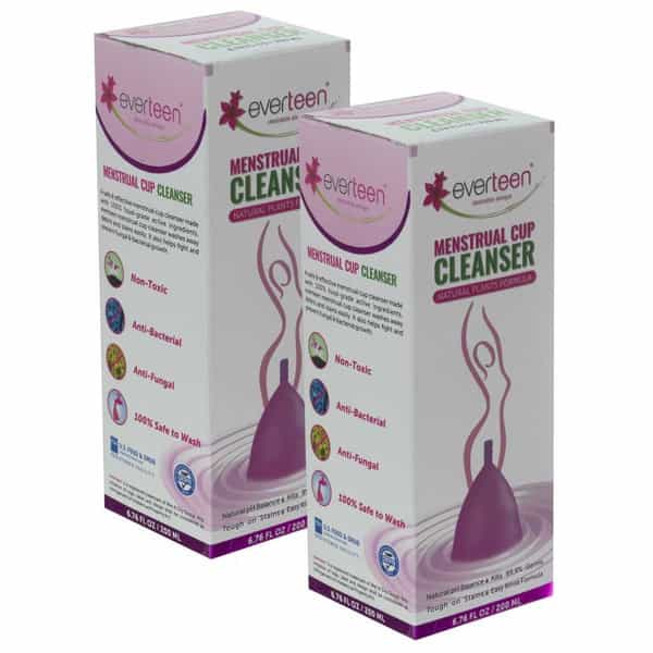 Everteen Menstrual Cup Cleanser With Plants Based Formula For Women - 2 Packs (200 Ml Each)