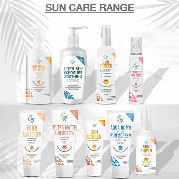 Cgg Cosmetics Tinted Sunscreen Cream Spf 45 Broad Spectrum Pa+++ Protection - 50Gm