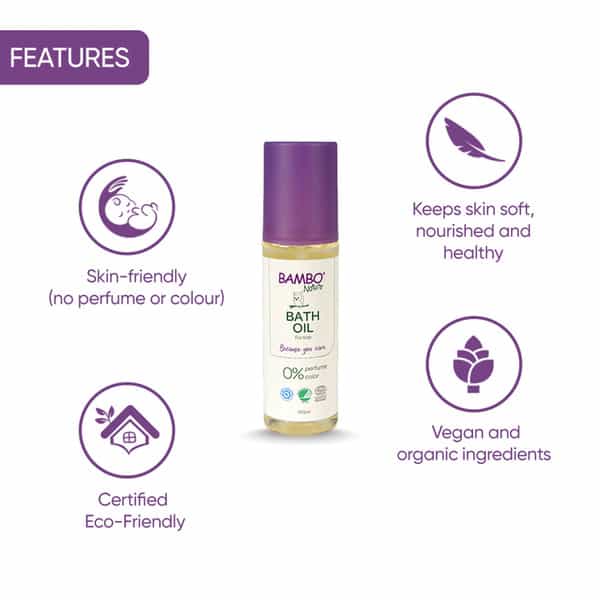 Bambo Nature Bath Oil For Kids - 145Ml