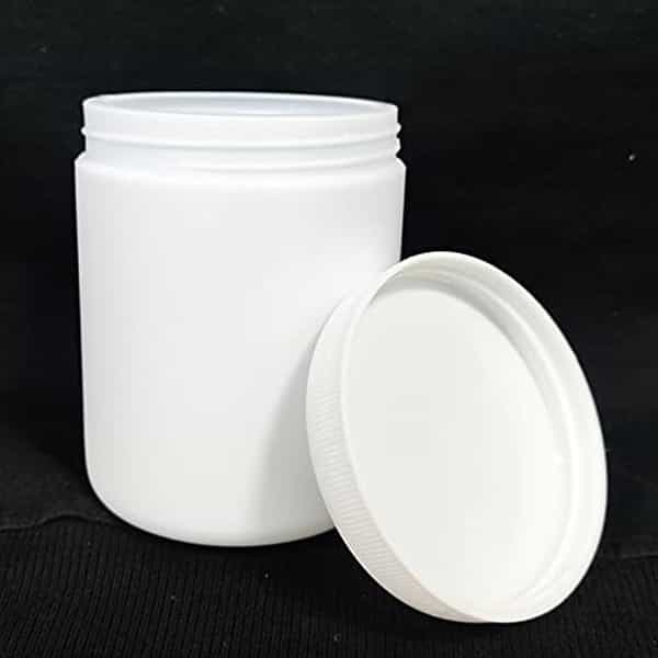 Patco - 650Ml White Hdpe Empty Bottle For Capsules & Tablets - For Ayurvedic Powder Storage (24 Pcs)