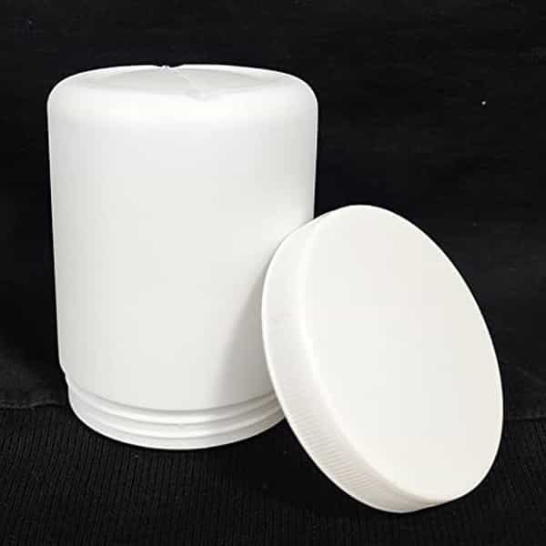 Patco - 650Ml White Hdpe Empty Bottle For Capsules & Tablets - For Ayurvedic Powder Storage (24 Pcs)