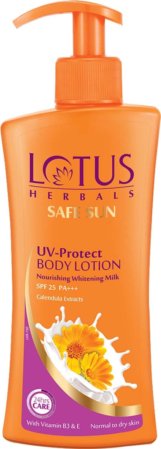 Lotus Herbals Safe Sun Uv-protect Body Lotion Spf 25 250 Ml