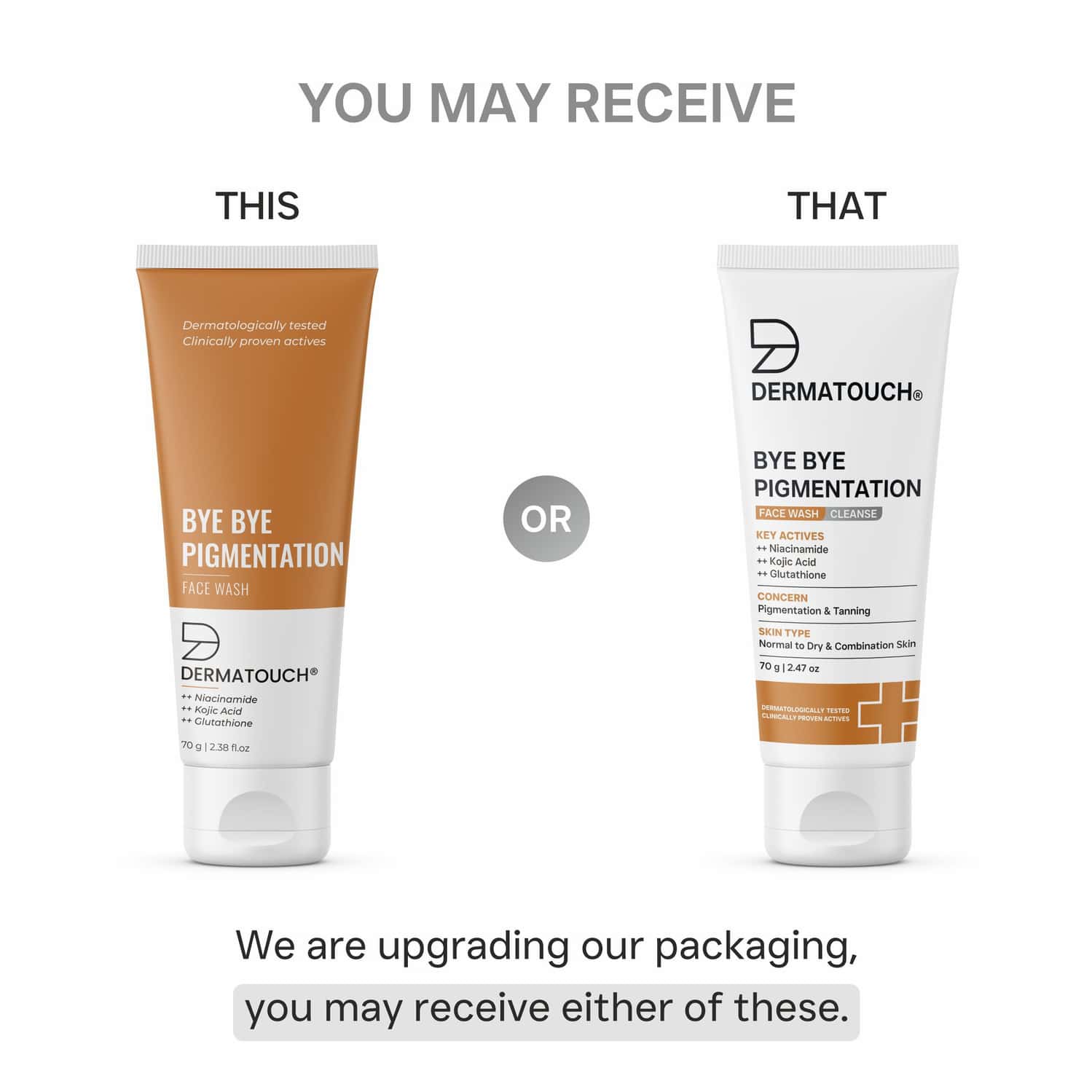 Dermatouch Bye Bye Pigmentation Face Wash - 70g