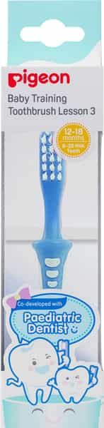 Pigeon Training Toothbrush - Lesson 3 Blue (En)