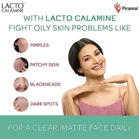 Lacto Calamine Face Lotion For Oil Balance - Combination To Normal Skin - 60 Ml