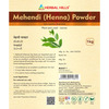 Herbal Hills Mehandi Powder - 1 Kg Powder - Pack Of 4 - Herbal Henna