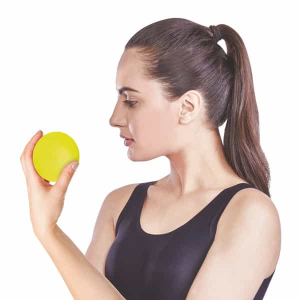 Vissco Flexiball|Stress Reliever|Ideal To Exercise Muscles Of The Finger -Soft Resistance (Yellow)