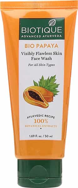 Biotique Bio Papaya Visibly Ageless Scrub Wash For All Skin Types 50 Ml