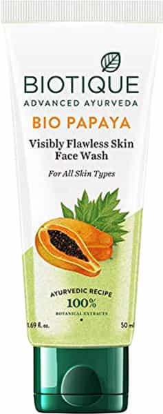 Biotique Bio Papaya Visibly Ageless Scrub Wash For All Skin Types 50 Ml