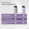 Miduty Vitamin B12 - Methyl Folate - Fast Absorption Methylcoblamin- Vitamin B6 - 100 Chewables