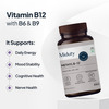 Miduty Vitamin B12 | Bioactive B-Complex With B6 & B9 | Energy | Brain & Nerve - 100 Chewables