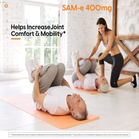 Doctor's Best Sam-E 400 Mg Tablets | 60 Count