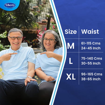 Liberty Eco Adult Diaper Extra Large (Xl) 60 Count Waist Size 38-65 Inch Pack Of 3 20 Count/Pack