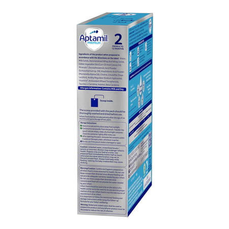Aptamil Premium | 2 Follow Up Formula | From 6 To 12 Months | Box 400 Gm
