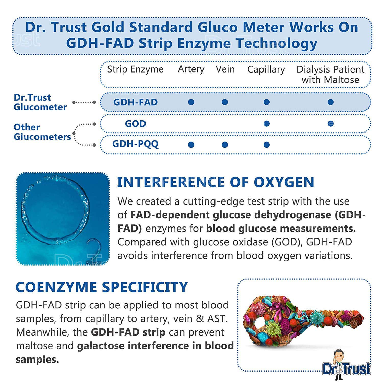 Buy Dr Trust Usa Gold Standard Test Strips Plus Lancets Box