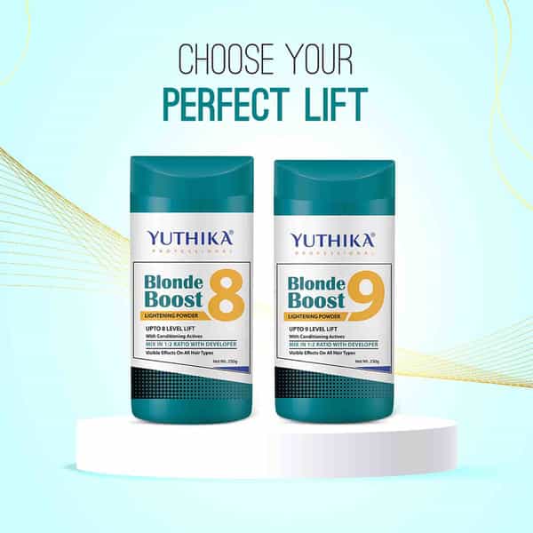 Yuthika Professional Blonder Powder For Hair 250G Multi Techniques Hair Lightning