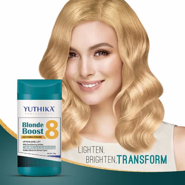 Yuthika Professional Blonder Powder For Hair 250G Multi Techniques Hair Lightning