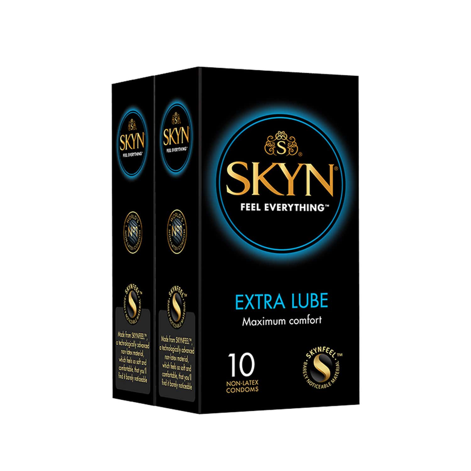 Skyn Extra Lube Premium Condoms Pack Of 20 (10x2 Packs)