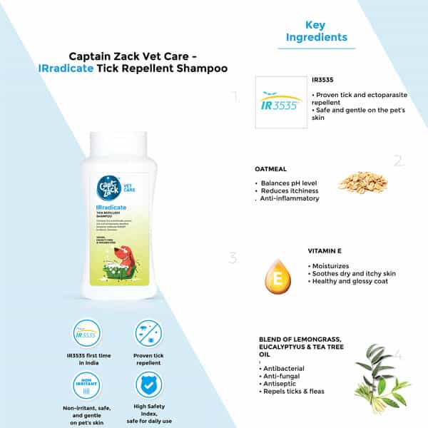 Captain Zack Vet Care - Tazsoothe Itch Relief Leave-In Conditioner For Dogs 200 Gm