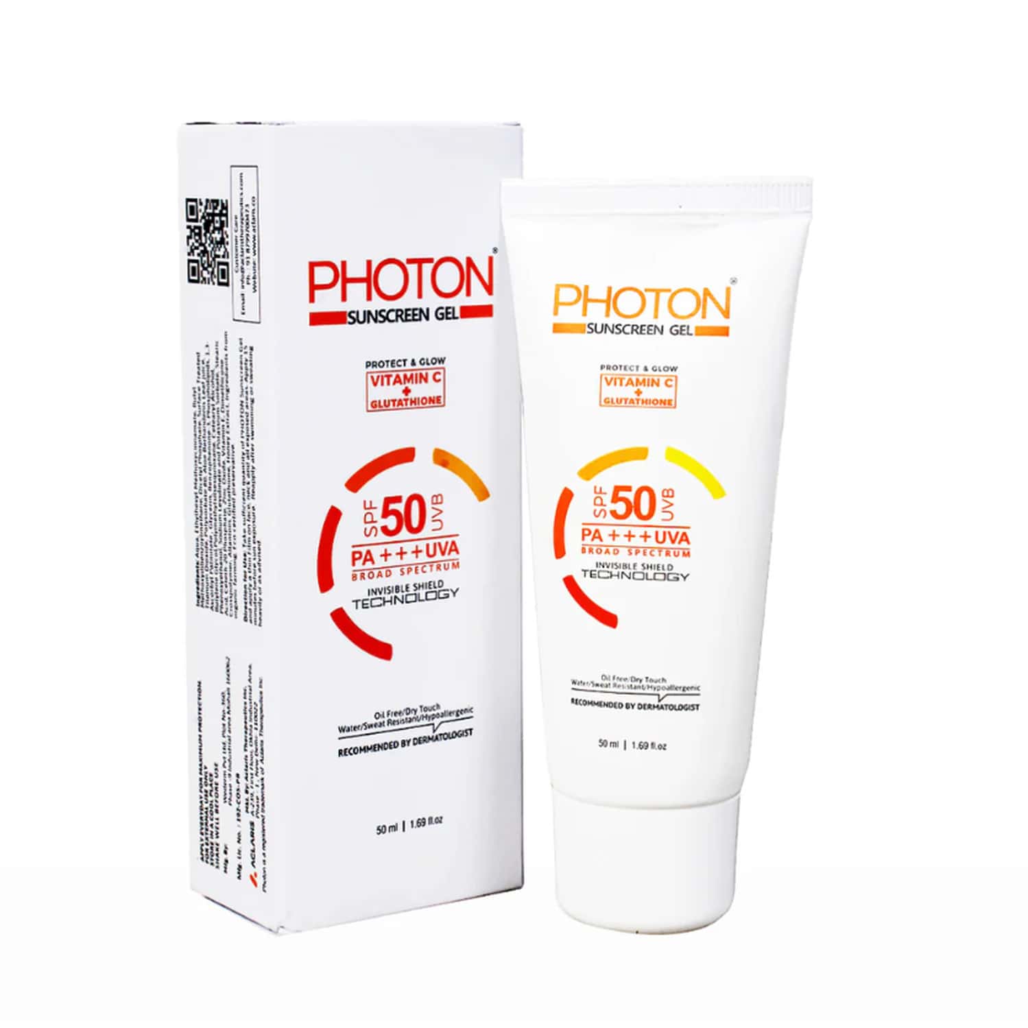 Photon Sunscreen Gel Protect & Glow 50 Ml
