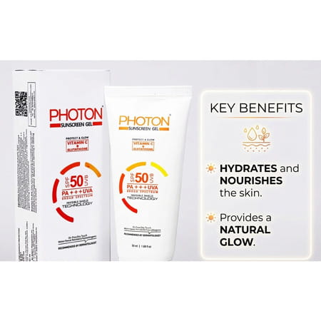 Photon Sunscreen Gel Protect & Glow 50 Ml