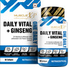 Musclexp One Daily Vital+ Ginseng Multivitamin With 24 Vitamins & Minerals+Panax Ginseng 60 Softgels