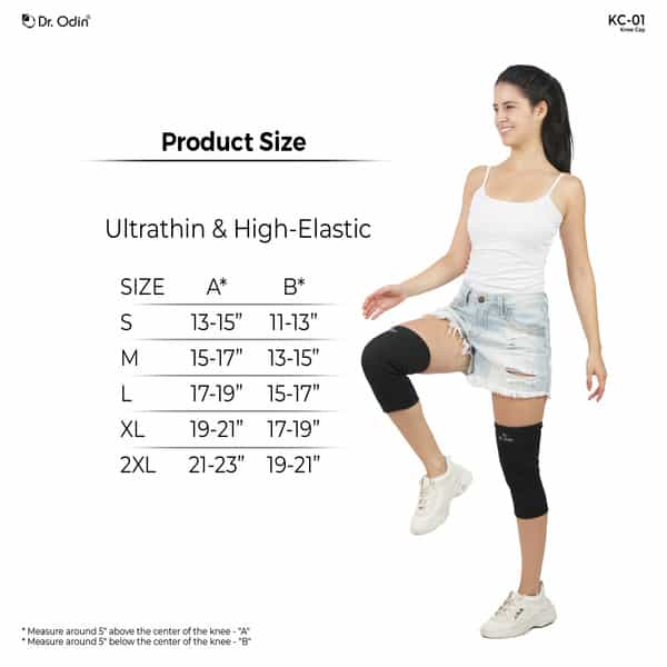 Dr. Odin Kc-01 Knee Cap With 4-Way Stretch Technology - Knee Support For Pain Relief (S)