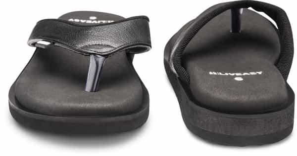 Liveasy Essentials Diabetic & Orthopedic Slippers -Men Black- Size Uk-7 (Style 2)