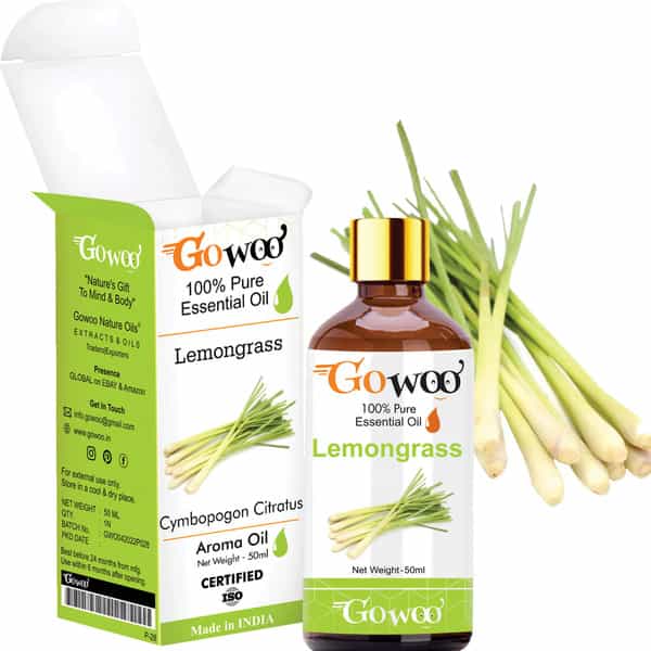 Go Woo 100% Virgin Lemongrass Essential Oil 50 Ml
