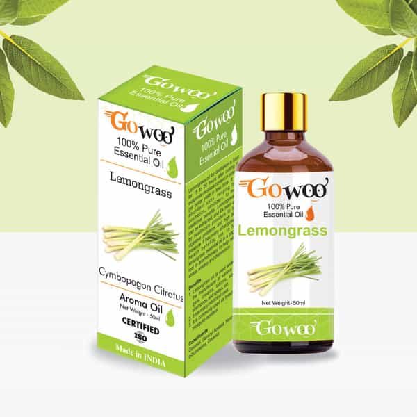 Go Woo 100% Virgin Lemongrass Essential Oil 50 Ml