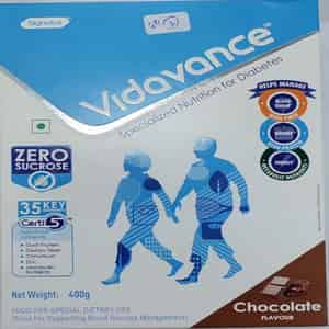 Vidavance Nutrition For Diabetes Chocolate Flavour Powder - 400g Refill