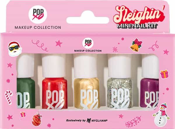Myglamm Popxo Makeup Mini Nail Kit Sleighin