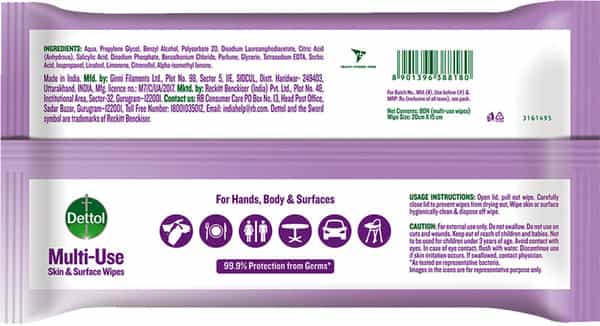 Dettol Back To School Kit (Clinical Strength Sanitizer Disinfectant Wipes & Disinfection Spray)