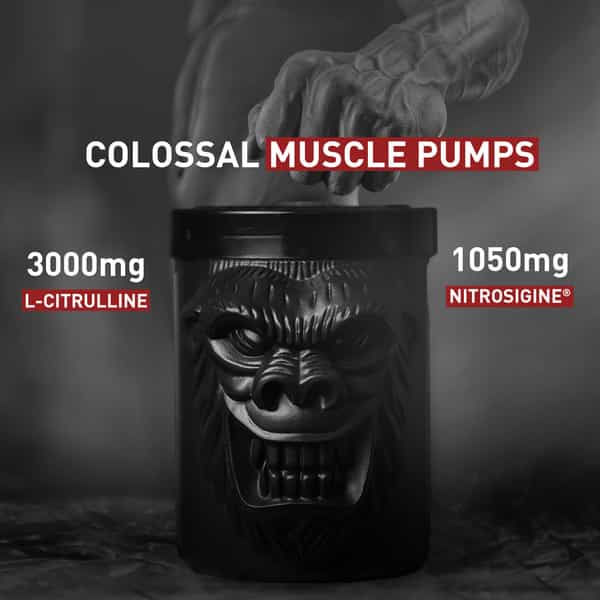 Muscleblaze Pre Workout Wrathx Pump | Nitrosigine & L-Citrulline - Citrus Blast | 300G | 30 Servings