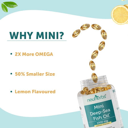 Neuherbs Mini Deep Sea Fish Oil 60 Softgel