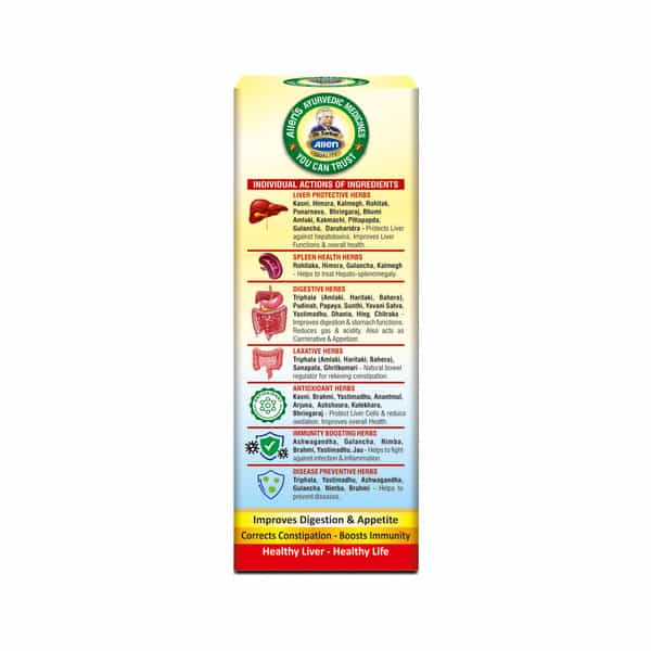 Allen Laboratories Livosin Liver Protective & Stomach Tonic Liquid (450 Ml X 2 Packs)