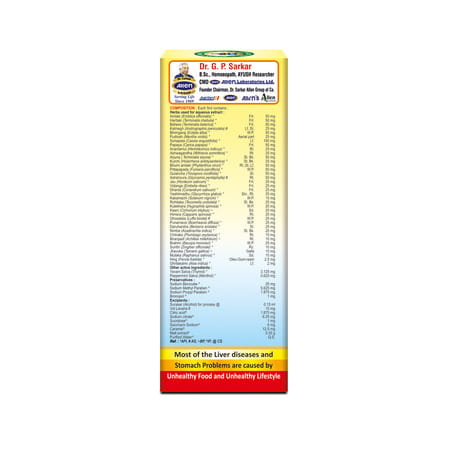 Allen Laboratories Livosin Liver Protective & Stomach Tonic Liquid (450 Ml X 2 Packs)
