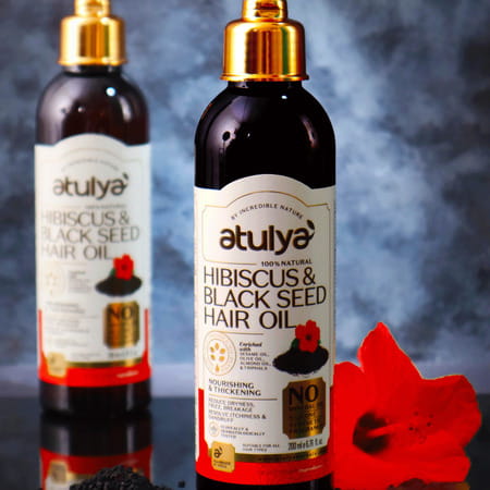 Atulya Hibiscus & Black Seed Hair Oil 200 Ml