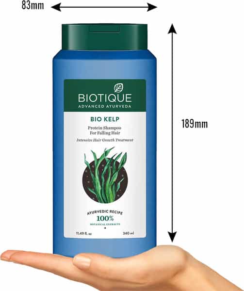 Biotique Bio Kelp Fresh Growth Protein Shampoo For Intensive Hair Growth Treatment 400 Ml
