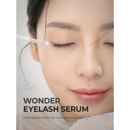 B.O.M Wonder Eyelash Serum - Nourishing Formula - Curled Eyelashes - 8ml